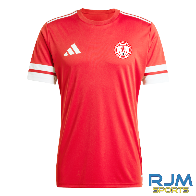 Cambusbarron Rovers FC Training Adidas Squadra 25 Jersey Red