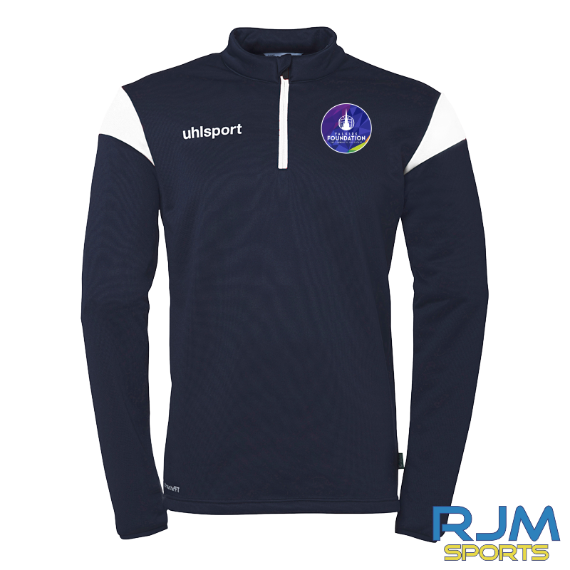 Falkirk Foundation Junior Academy & Soccer Centre Uhlsport Squad 27 1/4 Zip Navy/White