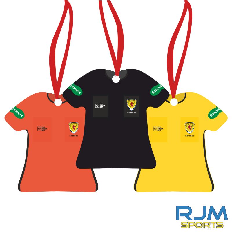 Scottish FA Referee Acrylic Christmas Ornament