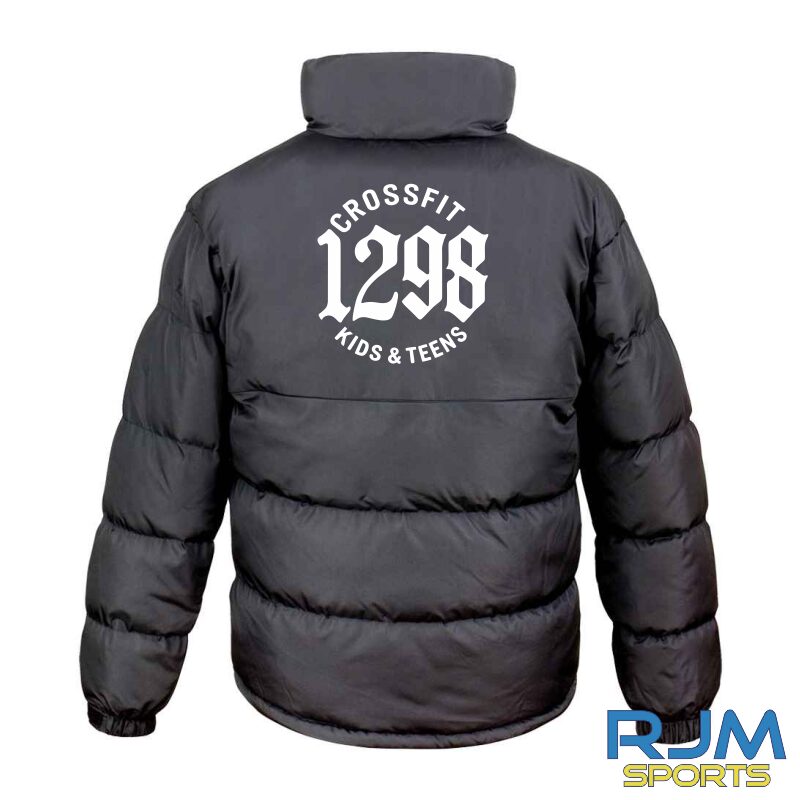 CrossFit 1298 Result Down Fleece Jacket Black - Image 2