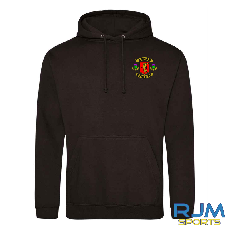 Annan Athletic Ladies & Girls FC AWDis Cotton Hoodie Black