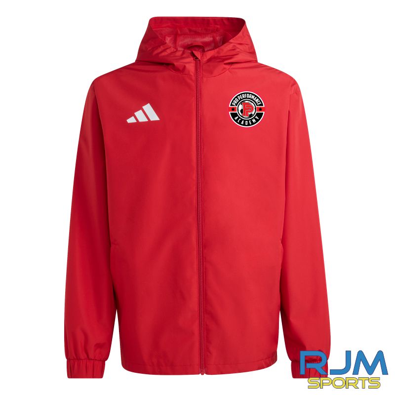 Pro Performance Academy Adidas Entrada 26 All Weather Jacket Red/White