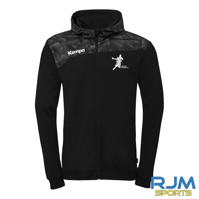 British Handball Association Kempa Athletics 29 Hood Jacket Black