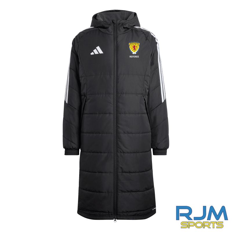 Scottish FA Referee Adidas Tiro 26 Long Coat Black/White