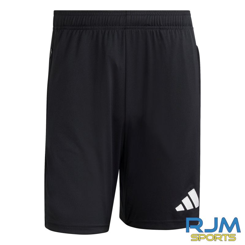 Scottish FA Referee Adidas Entrada 26 Training Shorts Black/White