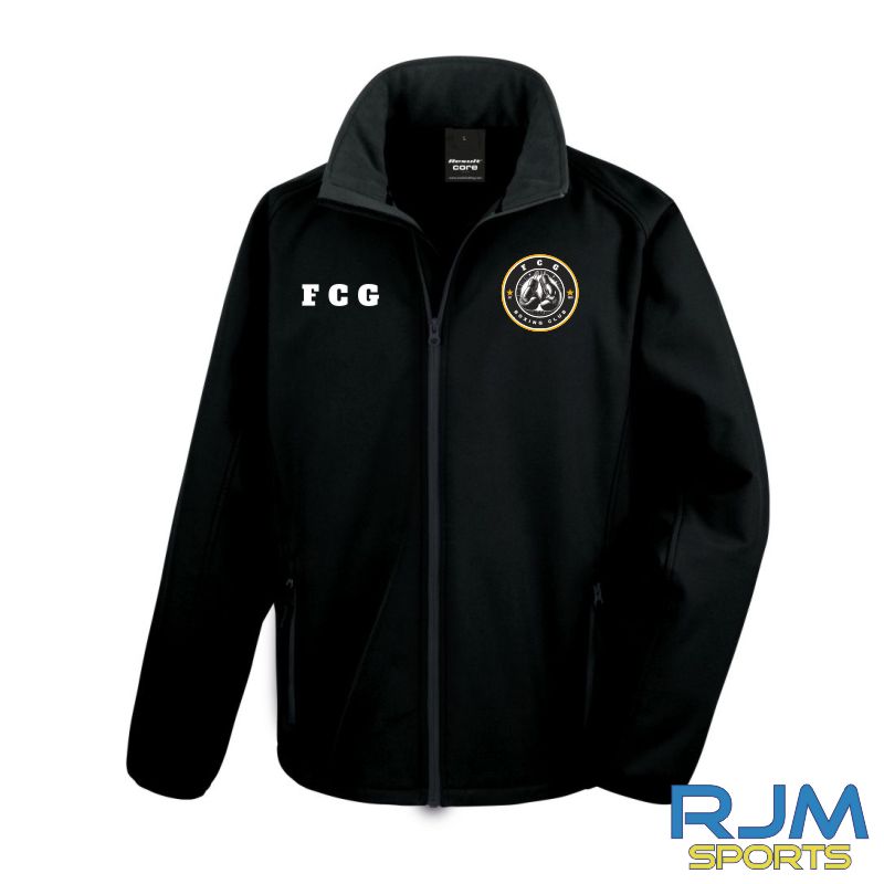 FCG Boxing Club Result Core Soft Shell Jacket Black