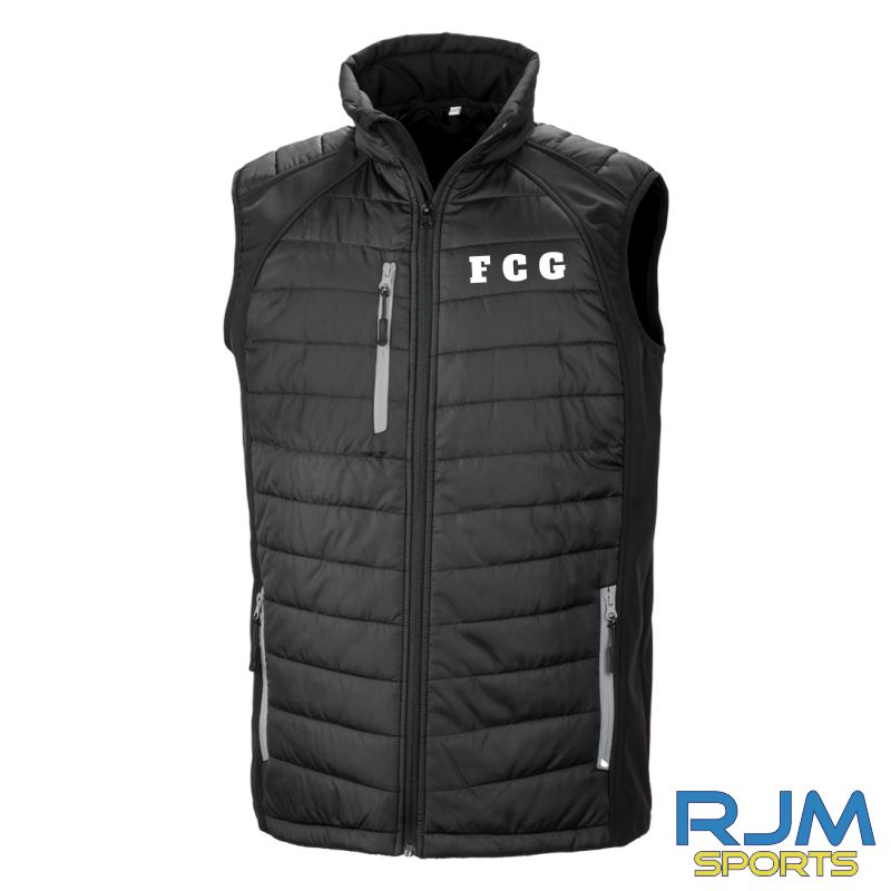 FCG Boxing Club Result Padded Gillet Black/Grey