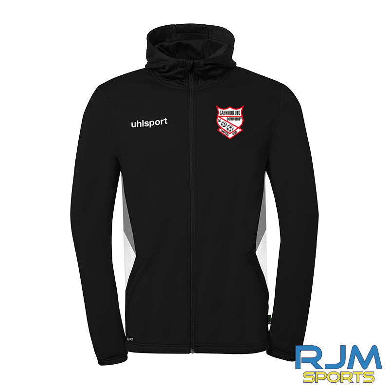 Garnkirk United FC Coaches Training Uhlsport Equipe 29 Multi Hood Jacket Black/White