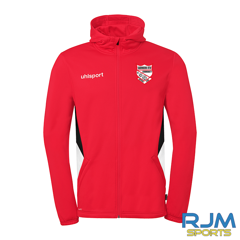 Garnkirk United FC Players Training Uhlsport Equipe 29 Multi Hood Jacket Red/White/Black