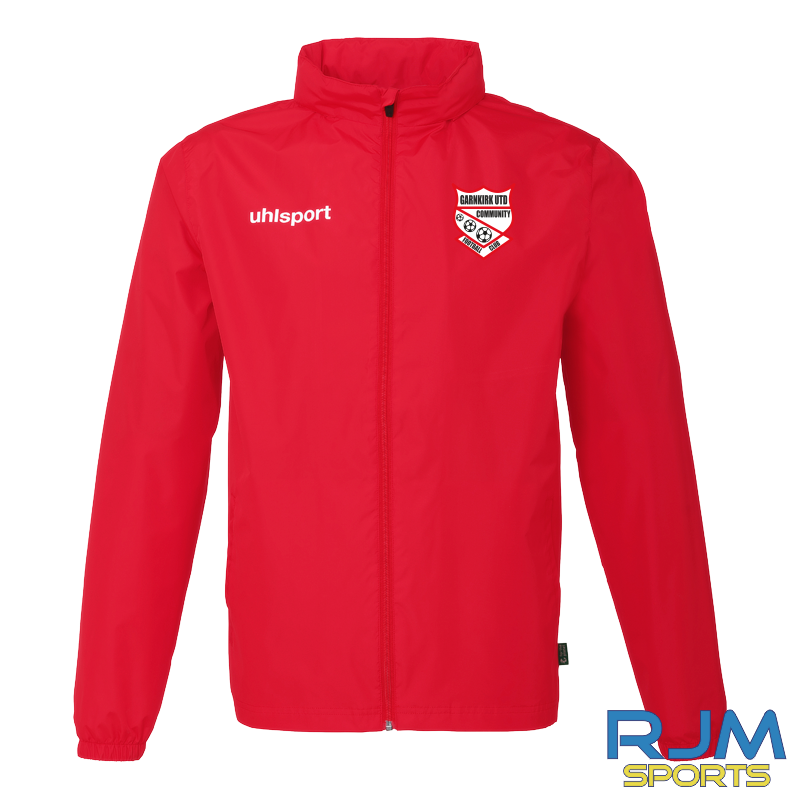 Garnkirk United FC Players Training Uhlsport Essential All Weather Jacket Red/White/Black