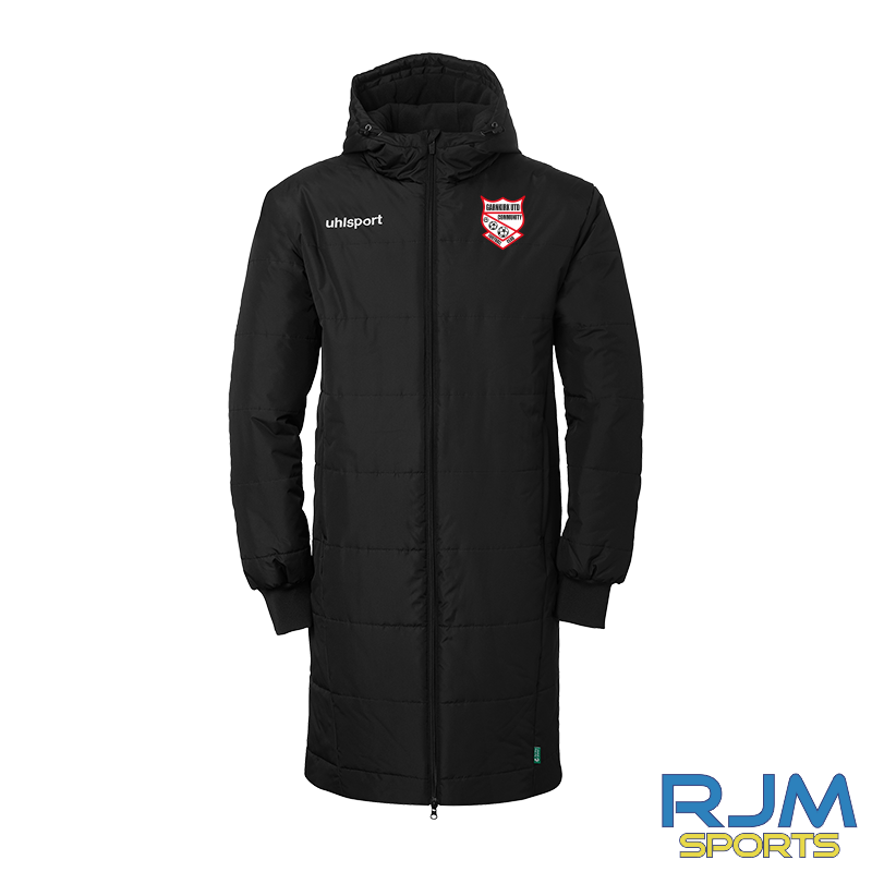 Garnkirk United FC Coaches Uhlsport Essential Winter Bench Jacket Black