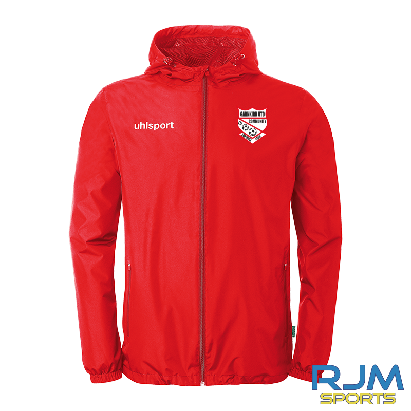Garnkirk United FC Players Training Uhlsport Essential Rain Jacket Red/White/Black