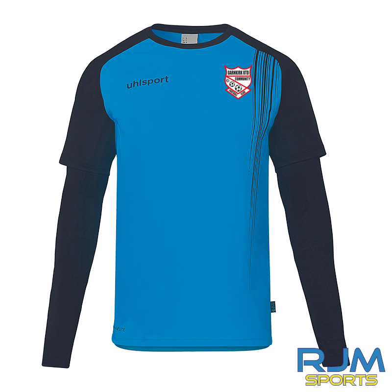 Garnkirk United FC Uhlsport Impulse Goalkeeper Shirt Cyan/Navy