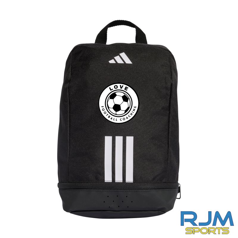 Love Football Coaching Adidas Tiro Shoebag Black