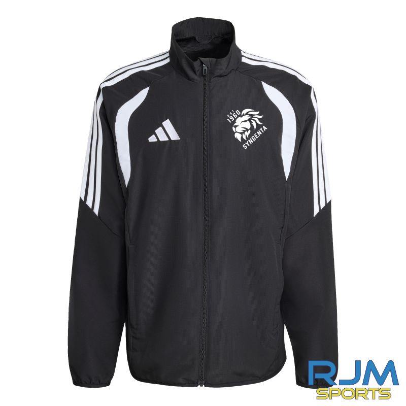 Syngenta Juveniles FC Off Pitch Adidas Tiro 26 League Presentation Jacket Black/White