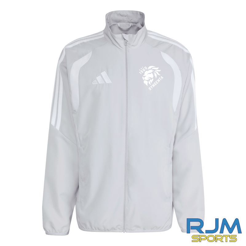 Syngenta Juveniles FC Off Pitch Adidas Tiro 26 League Presentation Jacket Grey/White