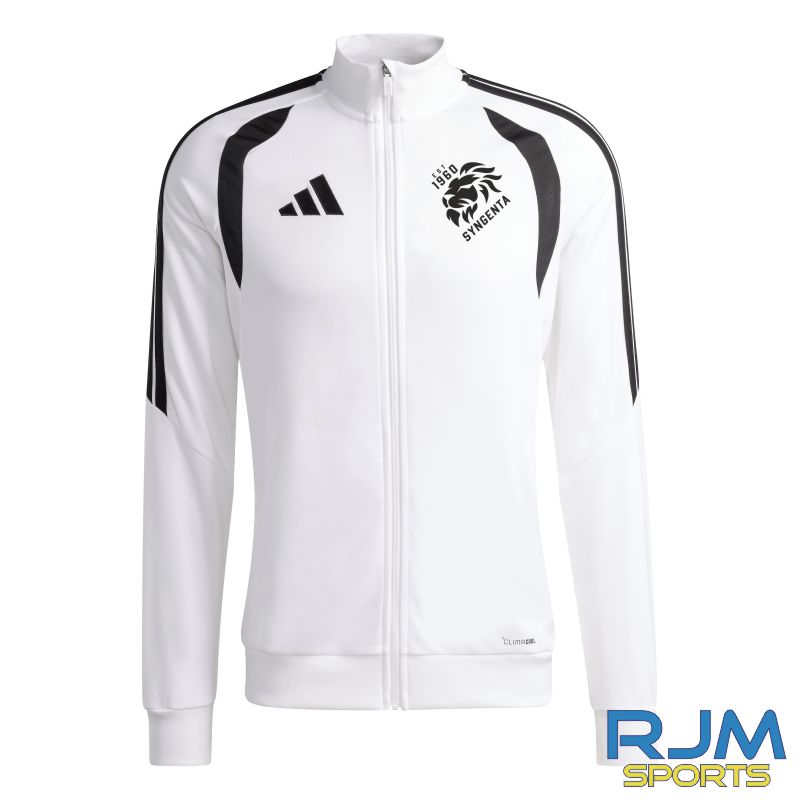 Syngenta Juveniles FC Off Pitch Adidas Tiro 26 League Training Jacket White/Black