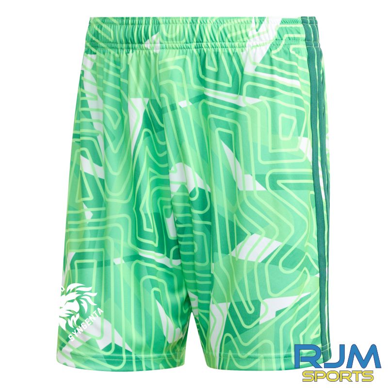 Syngenta Juveniles FC Home Goalkeeper Adidas Tiro 26 Competition GK Shorts Lime Burst