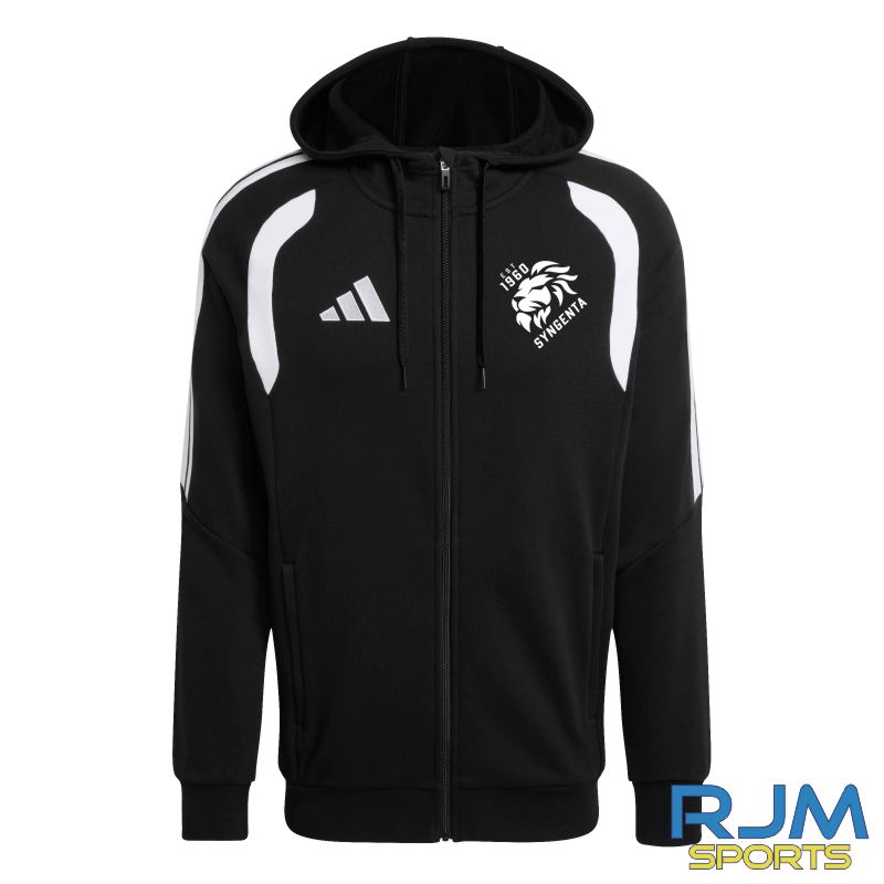 Syngenta Juveniles FC Off Pitch Adidas Tiro 26 League Full Zip Hoodie Black/White