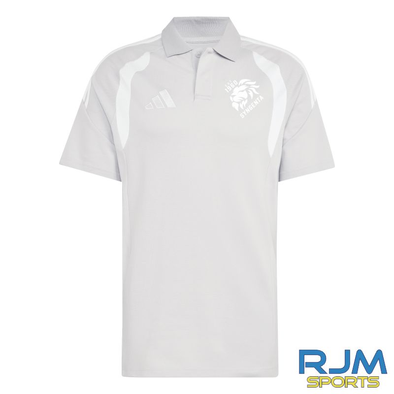 Syngenta Juveniles FC Off Pitch Adidas Tiro 26 League Polo Grey/White