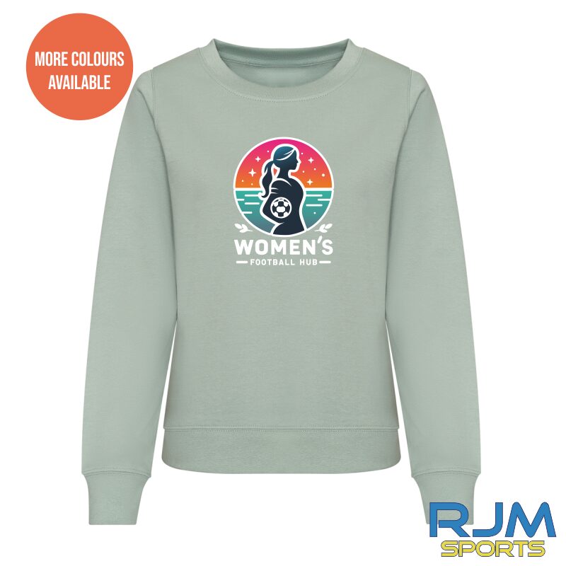Women's Football Hub AWDis Sweatshirt - Large Front Logo