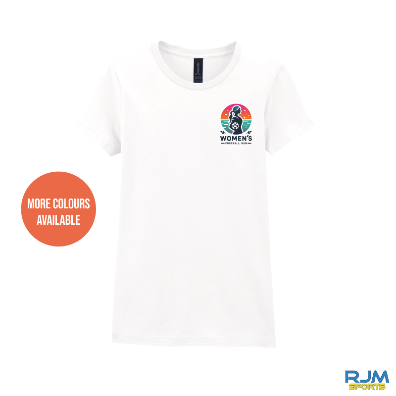 Women's Football Hub Gildan Cotton T-Shirt - Small Logo