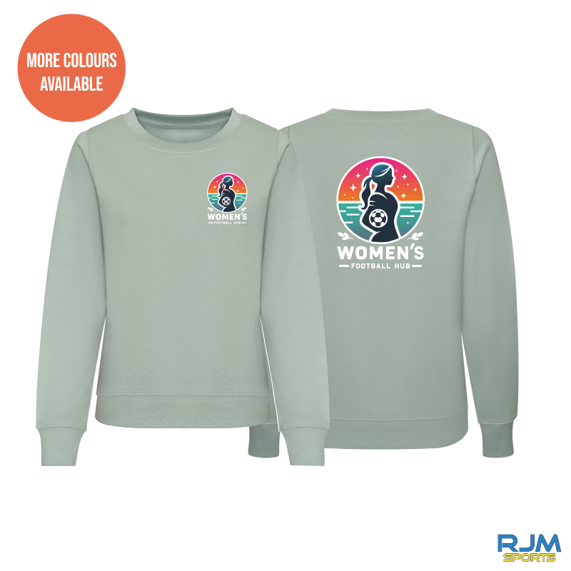 Women's Football Hub AWDis Sweatshirt - Small & Large Logo