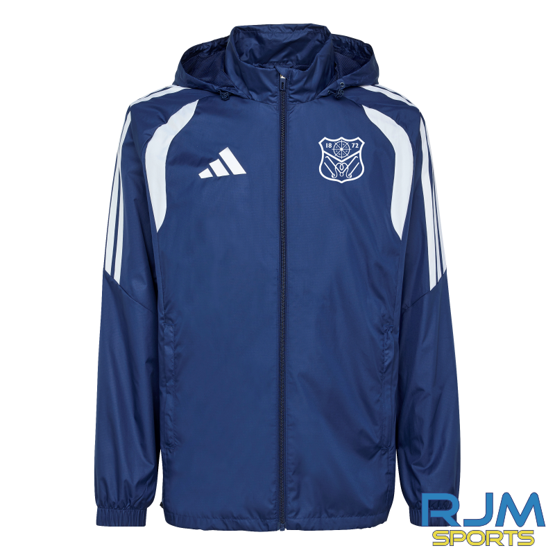 Camelon Bowling Club Adidas Tiro 26 League Windbreaker Navy