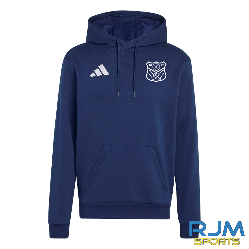 Camelon Bowling Club Adidas Entrada 26 Hoodie Navy