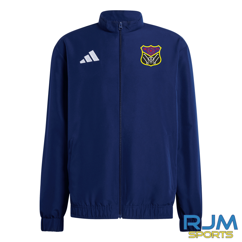 Camelon Bowling Club Adidas Entrada 26 Presentation Jacket Navy