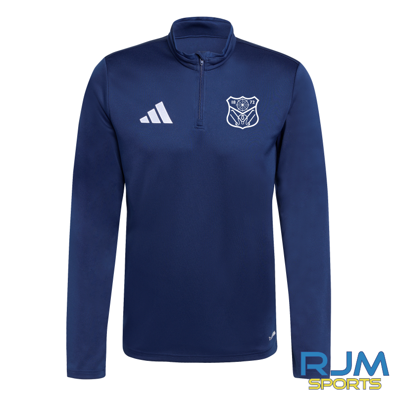 Camelon Bowling Club Adidas Entrada 26 1/4 Zip Navy