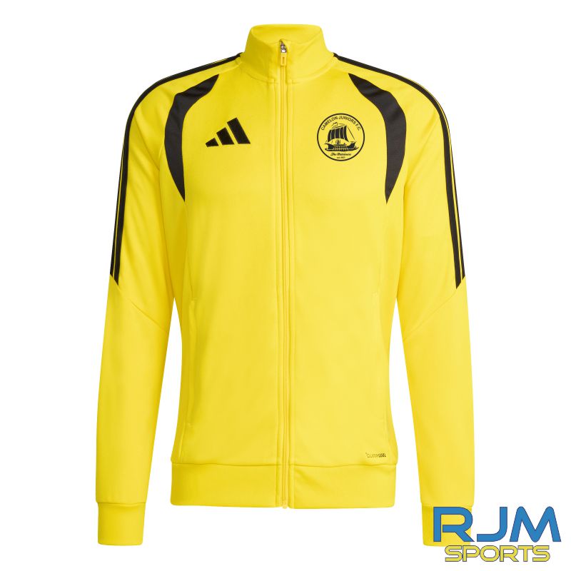Camelon Juniors FC Adidas Tiro 26 League Training Jacket Yellow