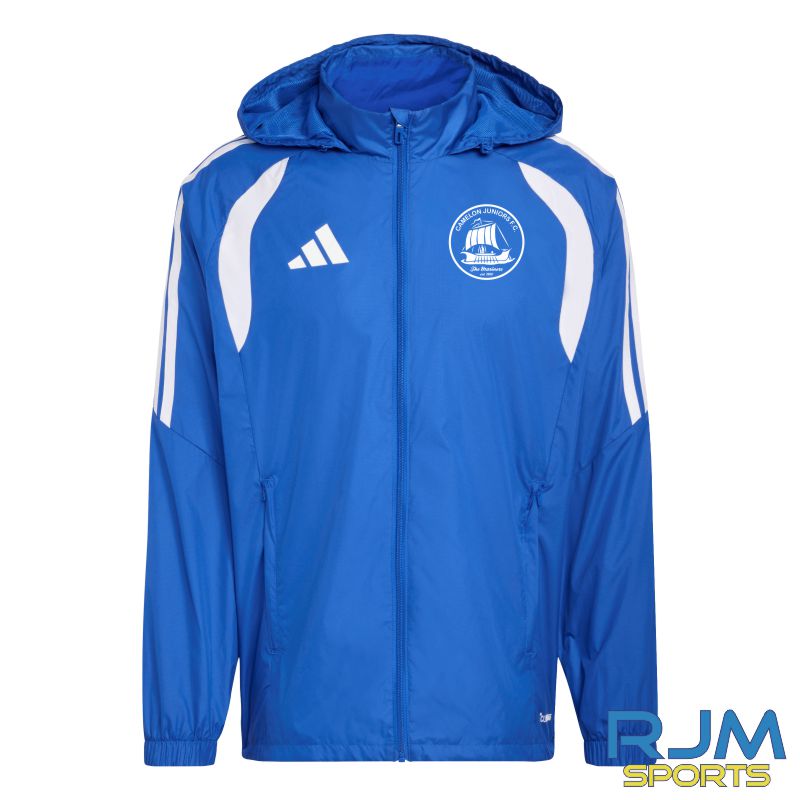 Camelon Juniors FC Adidas Tiro 26 League Windbreaker Royal Blue