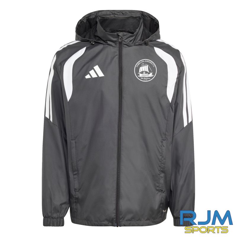 Camelon Juniors FC Adidas Tiro 26 League Windbreaker Black