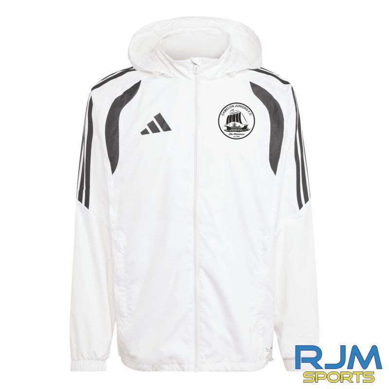 Camelon Juniors FC Adidas Tiro 26 League Windbreaker White