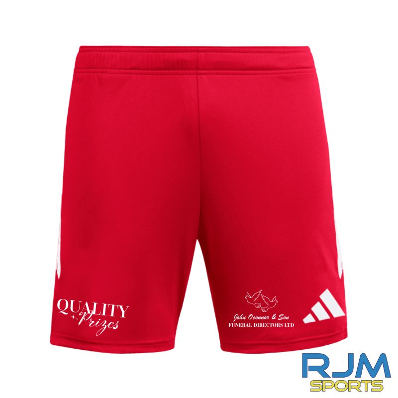 Camelon Juniors FC Home Adidas Tiro 26 League Short Red/White