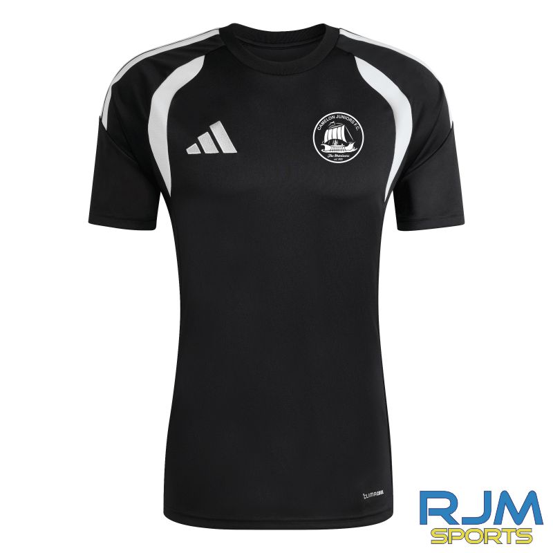 Camelon Juniors FC Adidas Tiro 26 League Jersey Black
