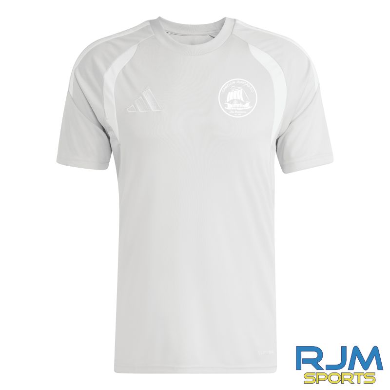 Camelon Juniors FC Adidas Tiro 26 League Jersey Grey