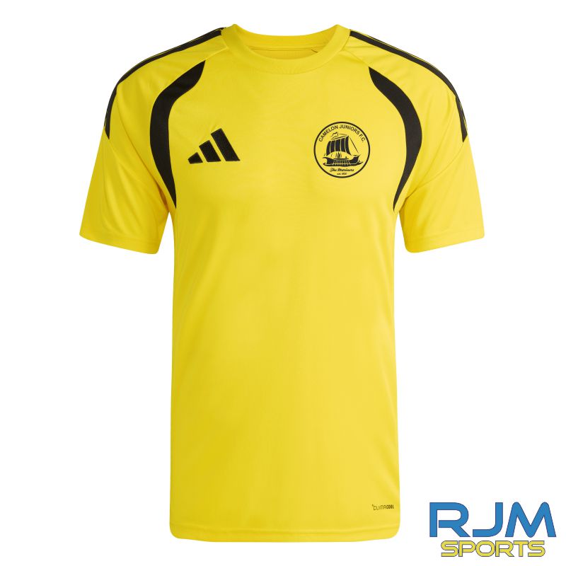 Camelon Juniors FC Adidas Tiro 26 League Jersey Yellow