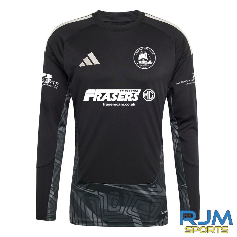Camelon Juniors FC Home Adidas Tiro 26 Competition Goalkeeper LS Jersey Black