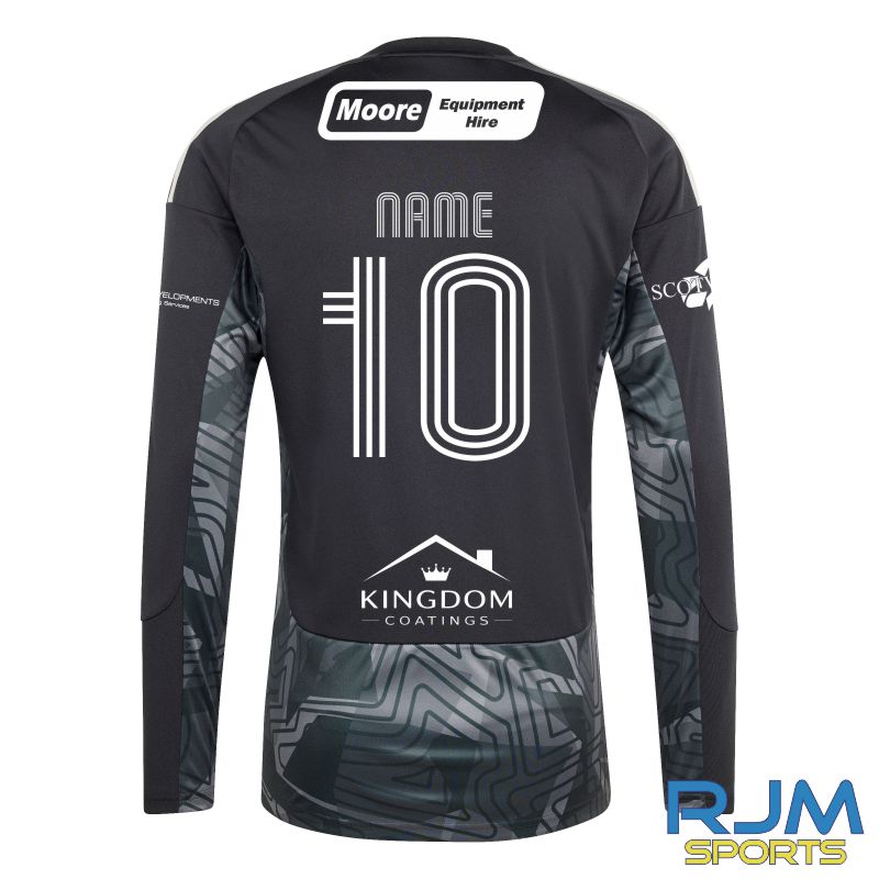 Camelon Juniors FC Home Adidas Tiro 26 Competition Goalkeeper LS Jersey Black - Image 3