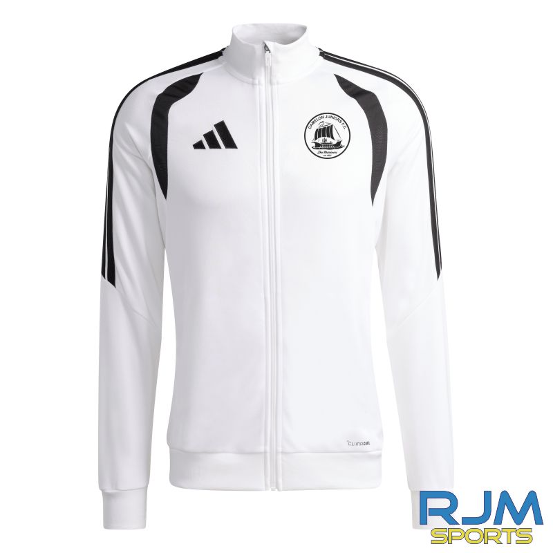 Camelon Juniors FC Adidas Tiro 26 League Training Jacket White