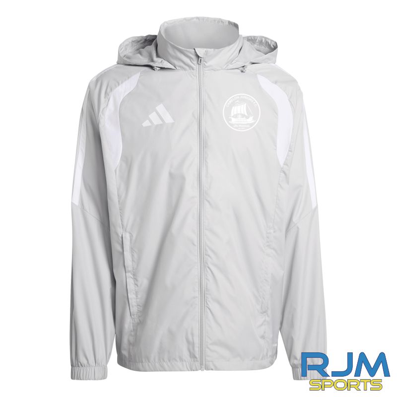 Camelon Juniors FC Adidas Tiro 26 League Windbreaker Grey