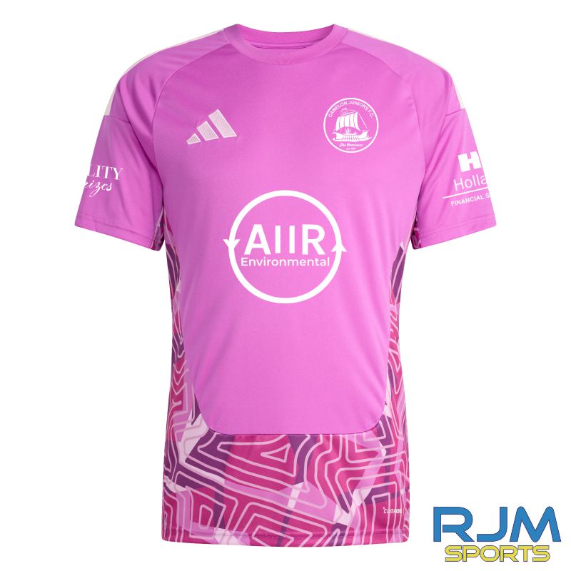 Camelon Juniors FC Away Adidas Tiro 26 Competition Goalkeeper SS Jersey Flash Pink