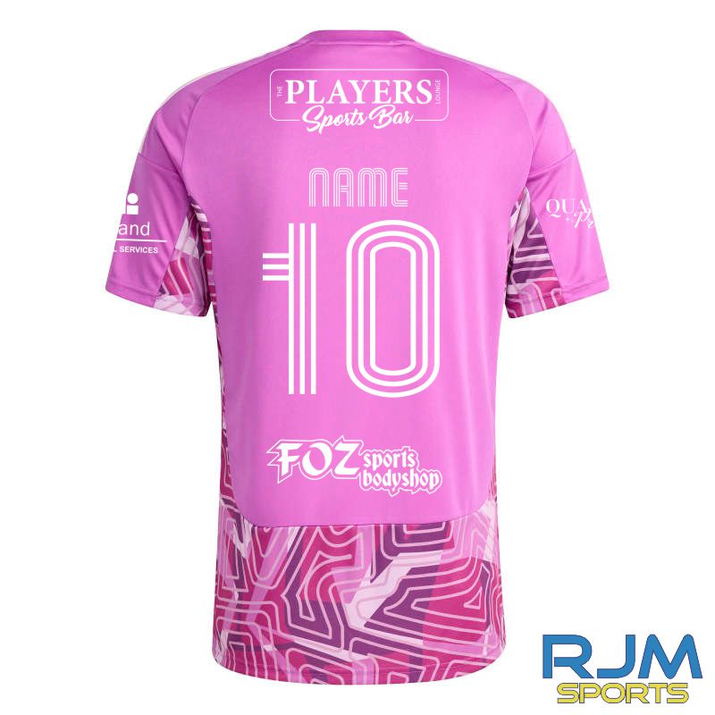 Camelon Juniors FC Away Adidas Tiro 26 Competition Goalkeeper SS Jersey Flash Pink - Image 3
