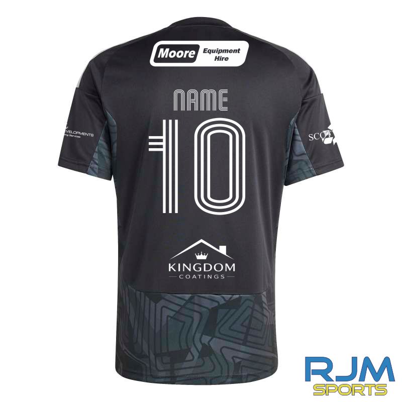 Camelon Juniors FC Home Adidas Tiro 26 Competition Goalkeeper SS Jersey Black - Image 4