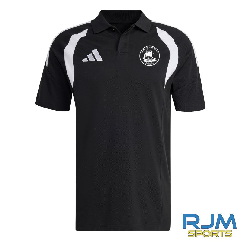 Camelon Juniors FC Adidas Tiro 26 League Polo Black
