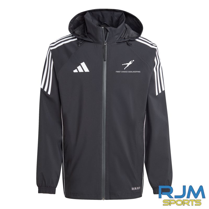 First Choice Goalkeeping Adidas Tiro 24 Rain Jacket Black