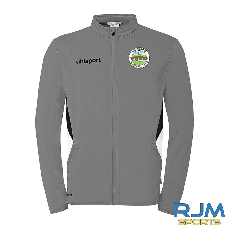 Riverside FC Uhlsport Training Equipe 29 Classic Jacket Stone Grey/White/Black