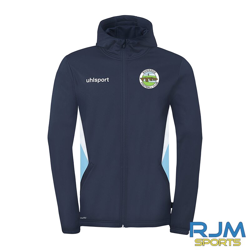 Riverside FC Uhlsport Training Equipe 29 Multi Hood Jacket Navy